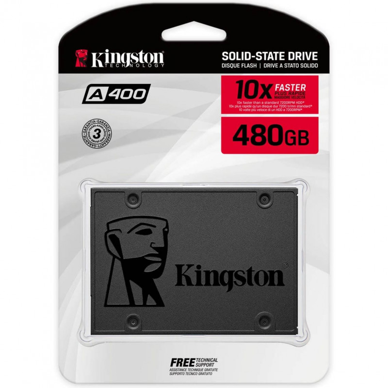 Tizlikli gaty diskler KINGSTON 480GB A400