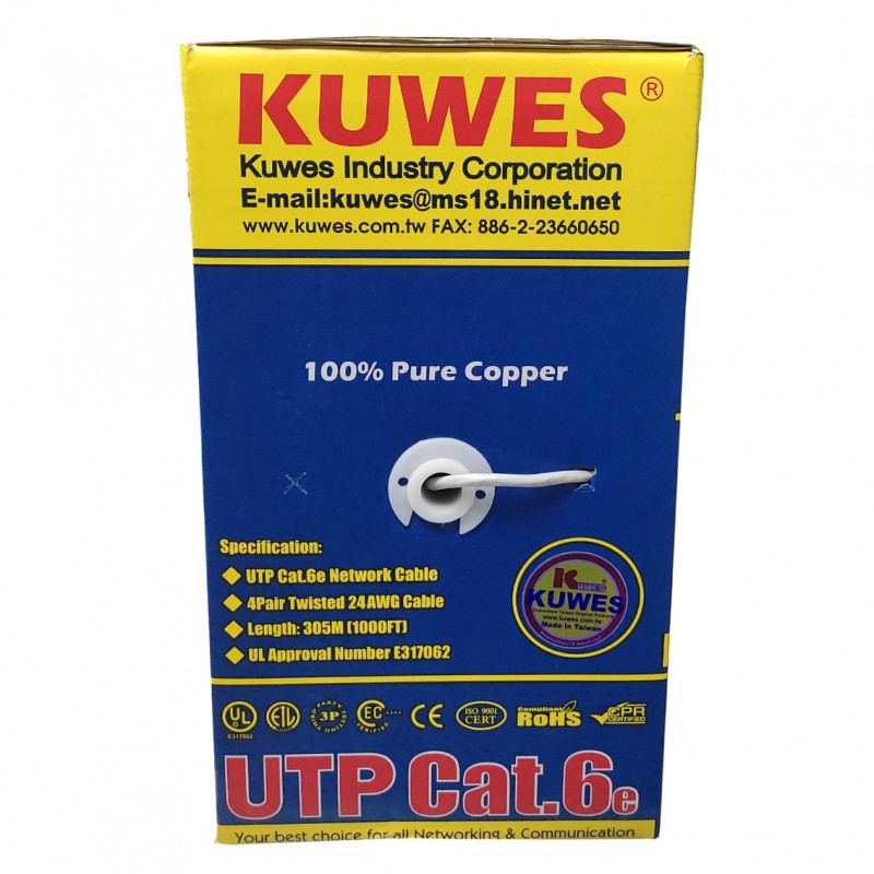 UTP Кабель CAT6 305M KUWES