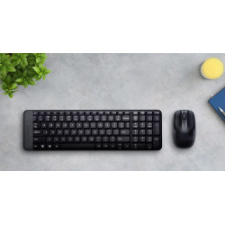 Беспроводная Клавиатура+мышь LOGITECH MK220